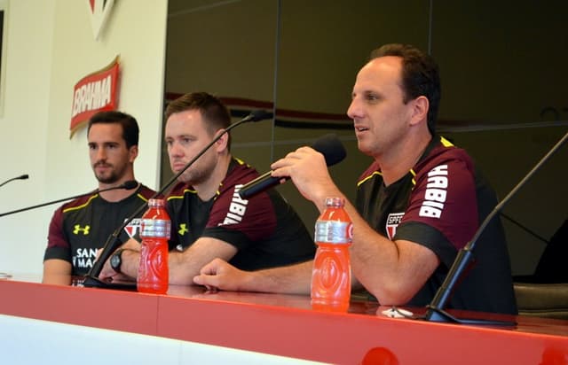 Rogério Ceni, Charles Hembert e Michael Beale - São Paulo