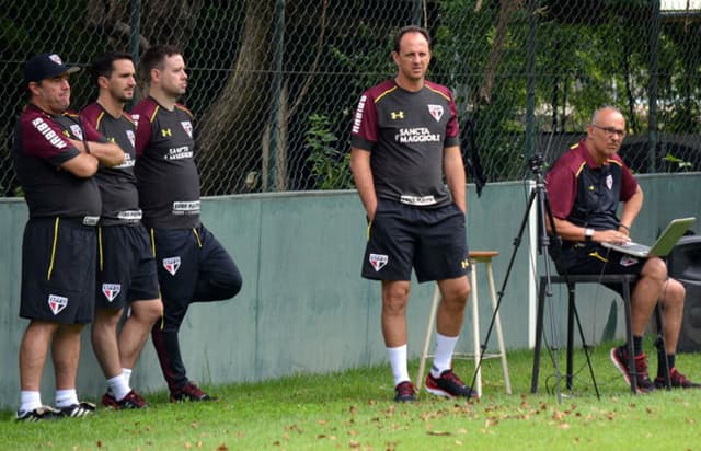 Pintado, Charles Hembert, Michael Beale e Rogério Ceni - São Paulo