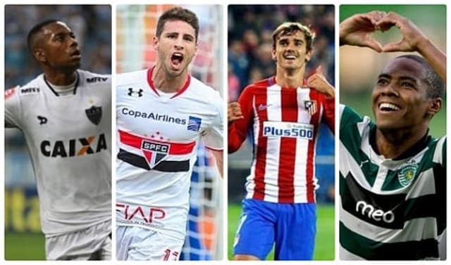 Robinho, Calleri, Griezmann... Confira os destaques do vaivém de sexta na galeria de fotos a seguir