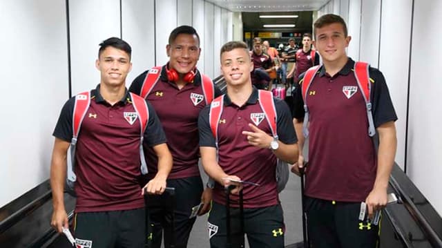 Chegada do São Paulo aos Estados Unidos