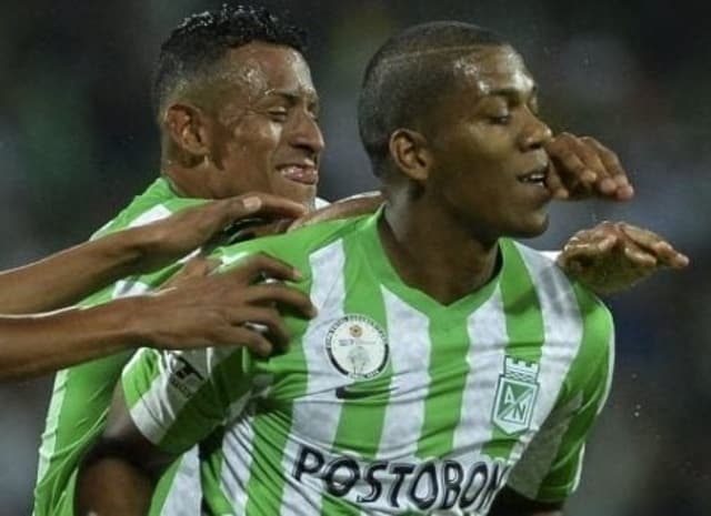 Berrío em ação pelo Atlético Nacional