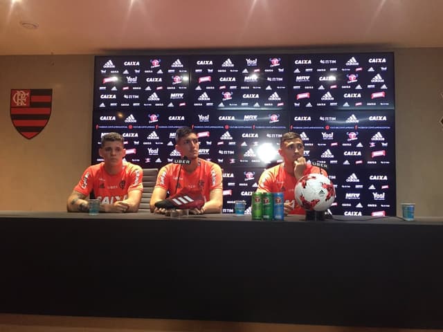 Thiago, Ronaldo e Léo Duarte