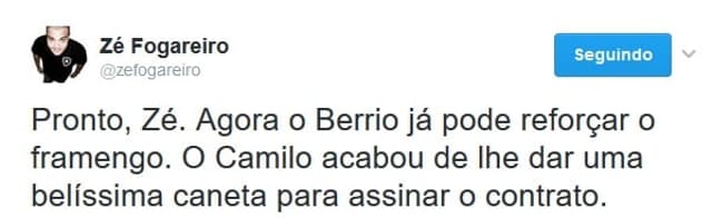 Caneta de Camilo em Berrío virou assunto na web