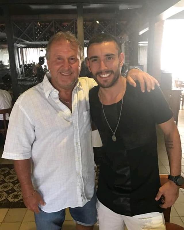 Zico e Alan Ruschel