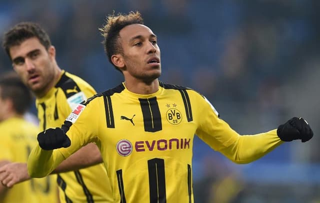 Aubameyang, do Borussia Dortmund, é o artilheiro máximo do Campeonato Alemão com 16 gols