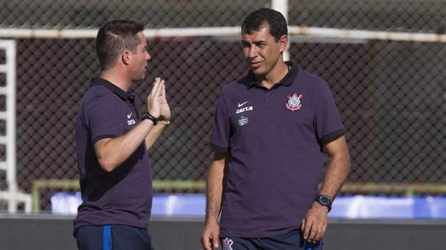 Treino do Corinthians no Ronaldão