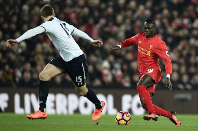 Mané e Dier - Liverpool x Tottenham