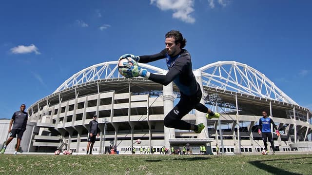 Helton Leite - Treino do Botafogo