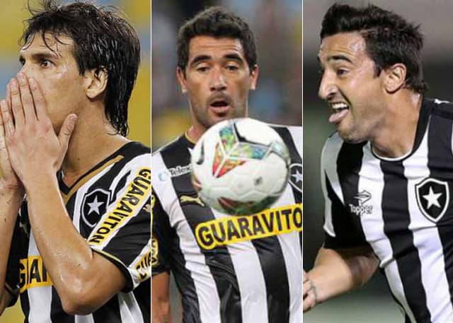 Os três gringos que vestiram a camisa do Botafogo e do Olimpia-PAR nos últimos anos