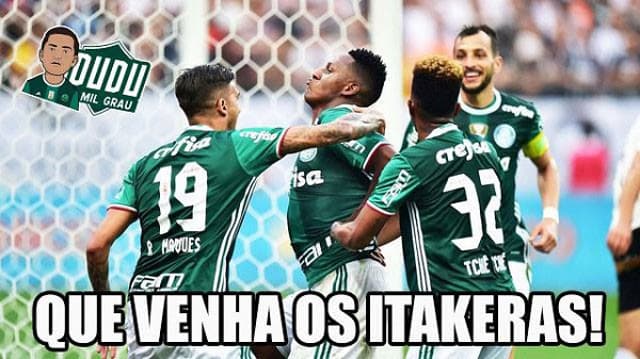 Palmeirenses tiraram onda após goleada