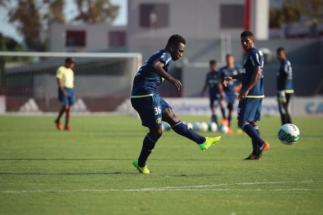 Cafú em treino do Flamengo