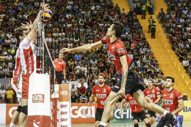 SUPERLIGA MASCULINA 16/17: Sesi-SP e Vôlei Brasil Kirin fazem confronto direto nesta quinta-feira