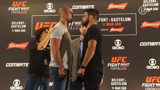 Vitor Belfort encara Kelvin Gastelum antes do UFC Fortaleza