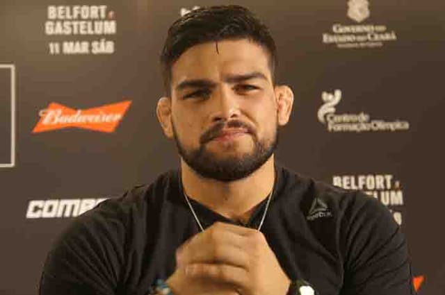 Kelvin Gastelum em Media Day do UFC Fortaleza