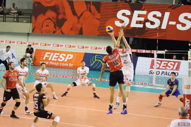 SUPERLIGA MASCULINA 16/17: Sesi-SP vence JF Vôlei em casa com boa atuação de Douglas