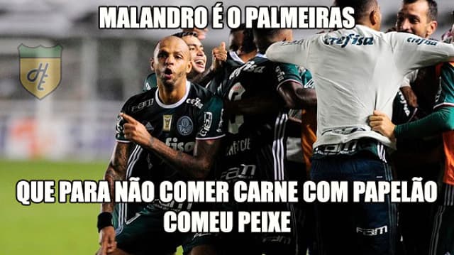 As zoações da vitória do Palmeiras sobre o Santos, na Vila Belmiro