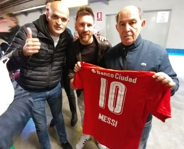 Messi e Ricardo Bochini