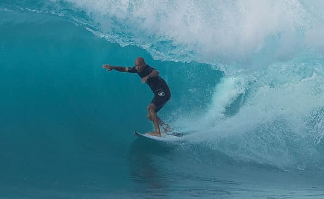 Kelly Slater, porém, é tido por muitos como a maior lenda do surfe