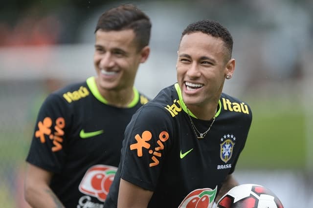 Neymar e Coutinho jogam juntos pela Seleção desde as categorias de base (Foto: Pedro Martins/MoWA Press)