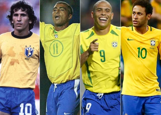 Zico, Romário, Ronaldo, Neymar... Quem brilhou mais?