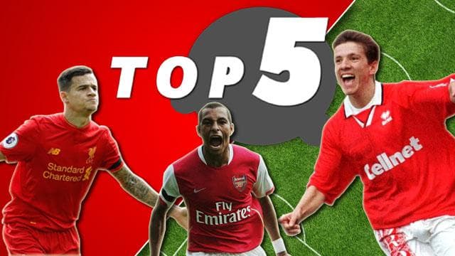 Top 5 brasileiros artilheiros da Premier League