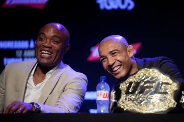 José Aldo e Anderson Silva participaram de coletiva de imprensa do UFC Rio