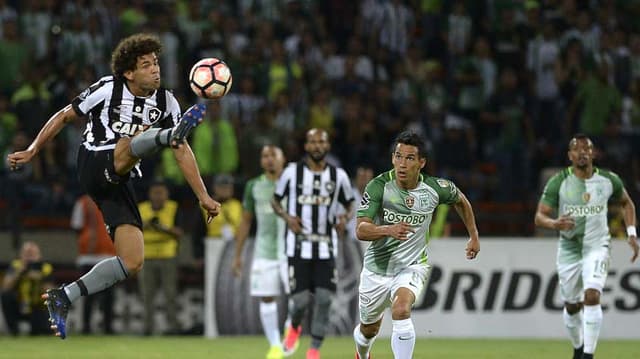 Confira as imagens da vitória do Botafogo sobre o Atlético Nacional<br>