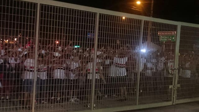 Protesto torcida do São Paulo