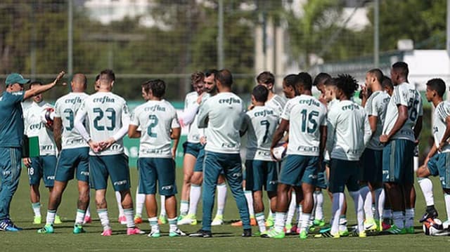 Treino do Palmeiras nesta quinta-feira (20)