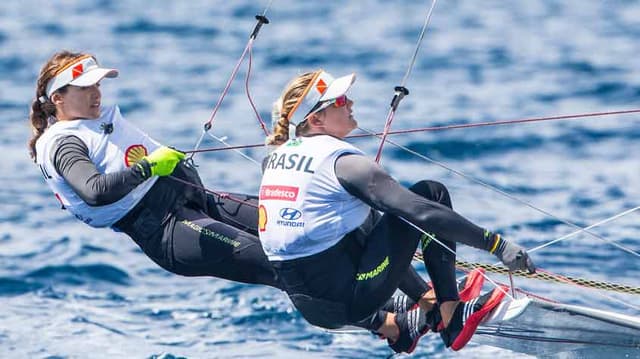 Martine Grael e Kahena Kunze