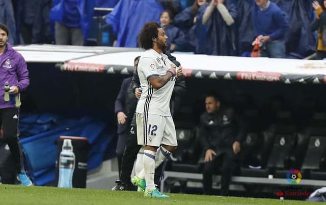 Real Madrid x Valencia - Marcelo