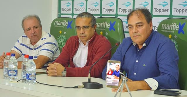 Nei foi apresentado como executivo de futebol do Guarani (Foto: Guarani Press / Divulgação)