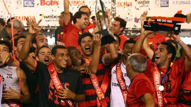 Flamengo - comemorando Carioca de 2009 - Flamengo 2x2 Botafogo