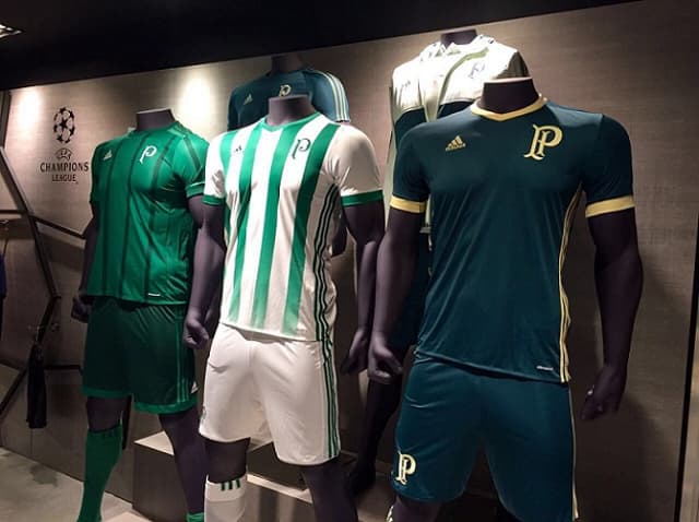 Nova linha de uniformes do Palmeiras