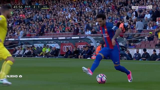 Neymar brilha contra o Villarreal com gol, dancinha e belas jogadas