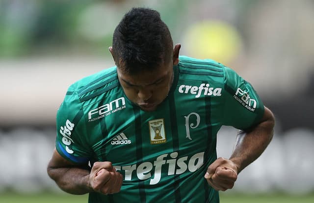 Borja comemora gol contra o Vasco