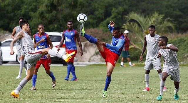 Flu venceu jogo-treino no CT Pedro Antonio