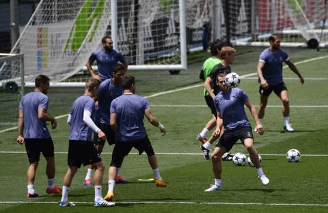 Treino do Real Madrid - Bale