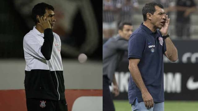 Carille em 2010, como interino, e 2017, como efetivado