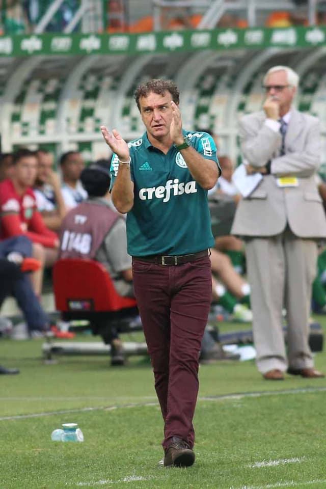 Cuca voltou a trabalhar em maio. São sete jogos desde a volta ao Palmeiras: 3 vitórias, 1 empate e 3 derrotas