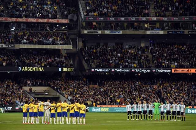 Brasil e Argentina fizeram um jogo disputado, com triunfo dos Hermanos por 1 a 0