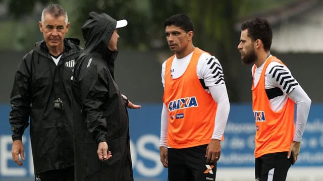 Treino do Santos