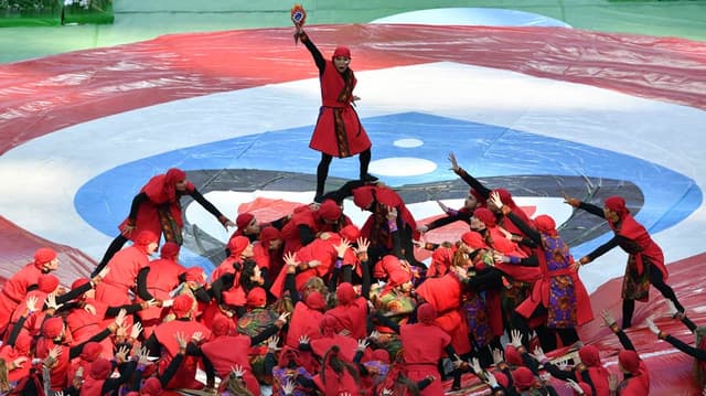 Uma grande festa abriu no sábado a Copa das Confederações