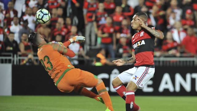 No primeiro turno do Campeonato Brasileiro, o Flamengo goleou a Chapecoense por 5 a 1&nbsp;