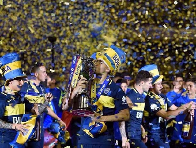 Boca Juniors -  Garantido como campeão da Primeira Divisão 2016-17 na Argentina<br>