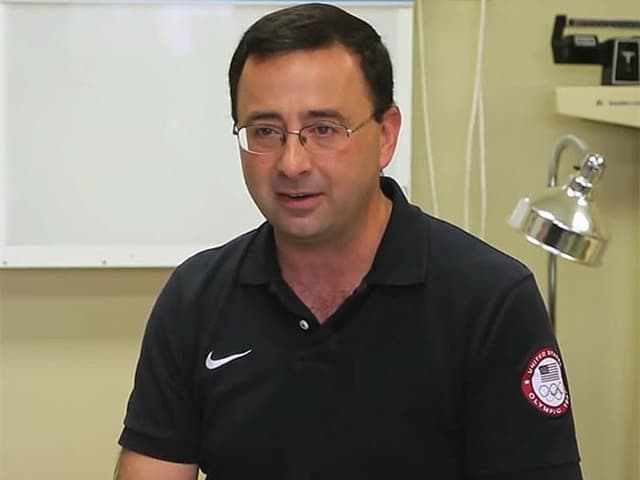 Larry Nassar, antigo médico da seleção dos EUA de ginástica artística