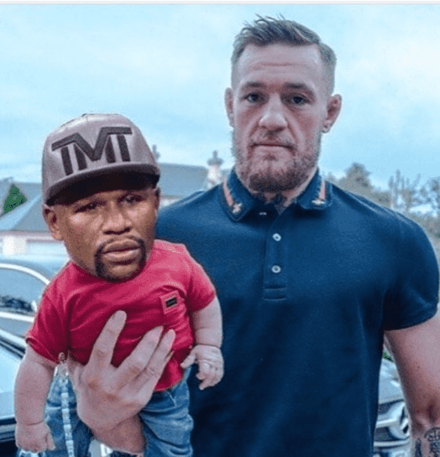 Montagem de Conor McGregor com Floyd Mayweather foi publicada por Dana White