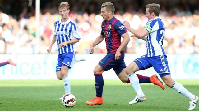 Deulofeu voltou ao Barcelona