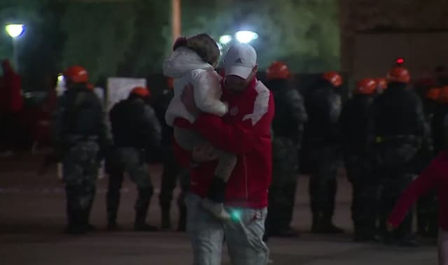 Torcedores do Internacional protestam contra resultados ruins