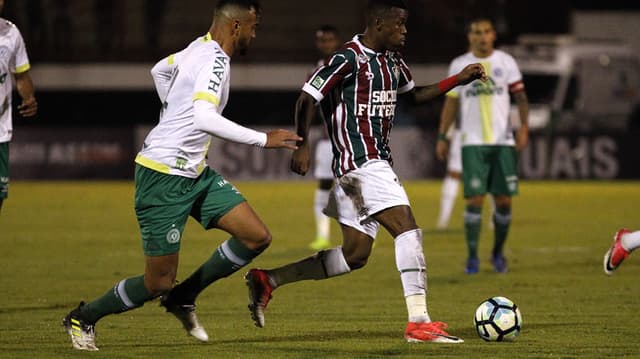 Fluminense e Chapecoense fizeram um grande jogo e empataram por 3 a 3, em Edson Passos&nbsp;<br>